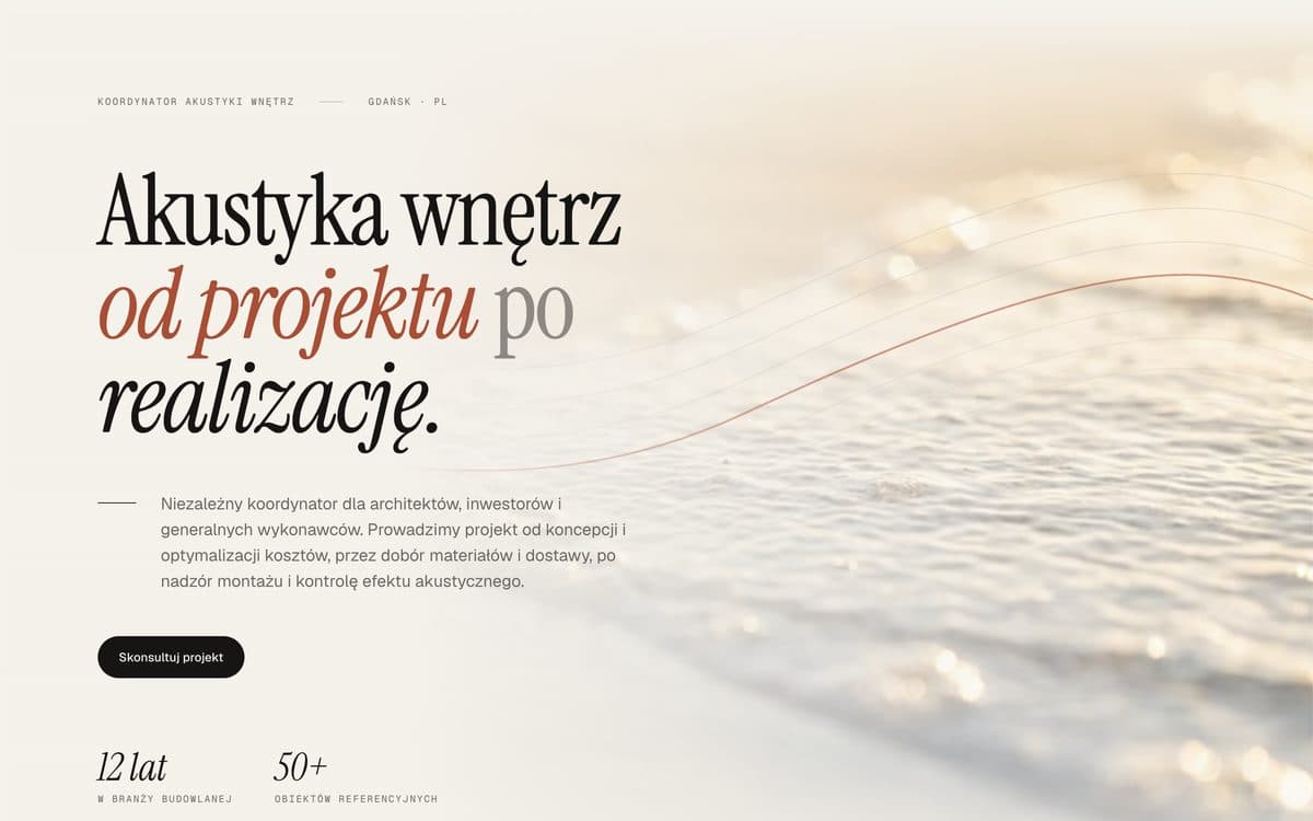Strona Audiofika — zrzut ekranu