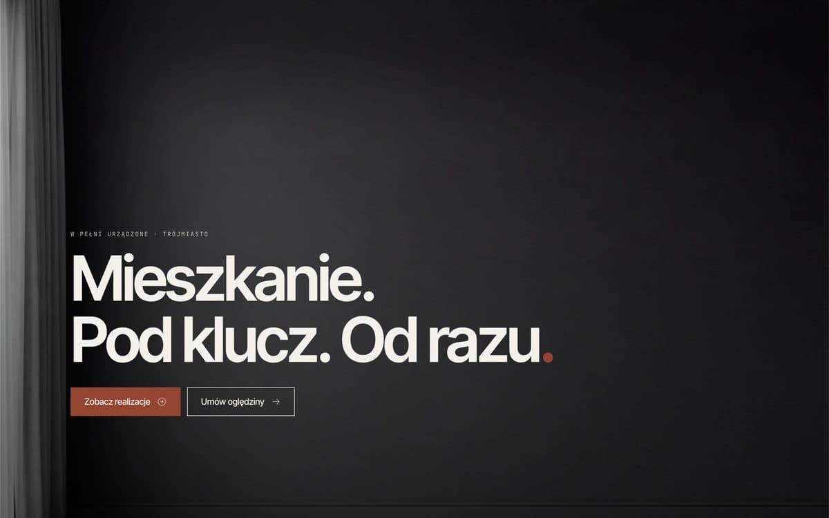 Strona Flat Format — zrzut ekranu